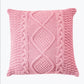 Knitted Cozy Home Decoration Throw Pillow (With or Without 450g Insert) 18"x18"
