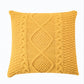 Knitted Cozy Home Decoration Throw Pillow (With or Without 450g Insert) 18"x18"