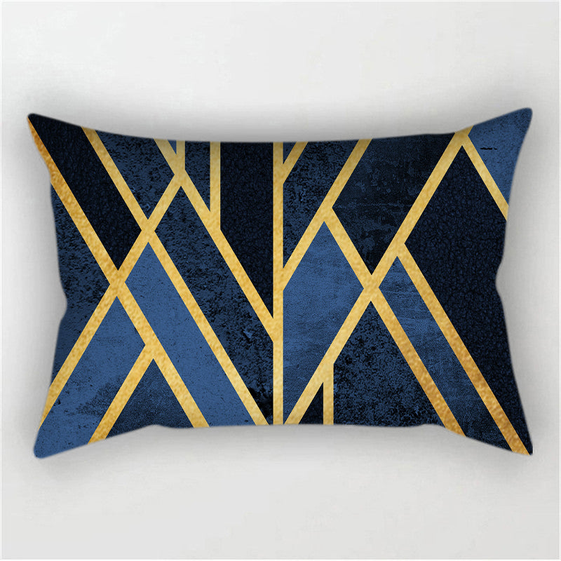 12''x20'' metallic accent geometric throw pillow | 16 designs modern & glam patterns | chic lumbar accent | insert included