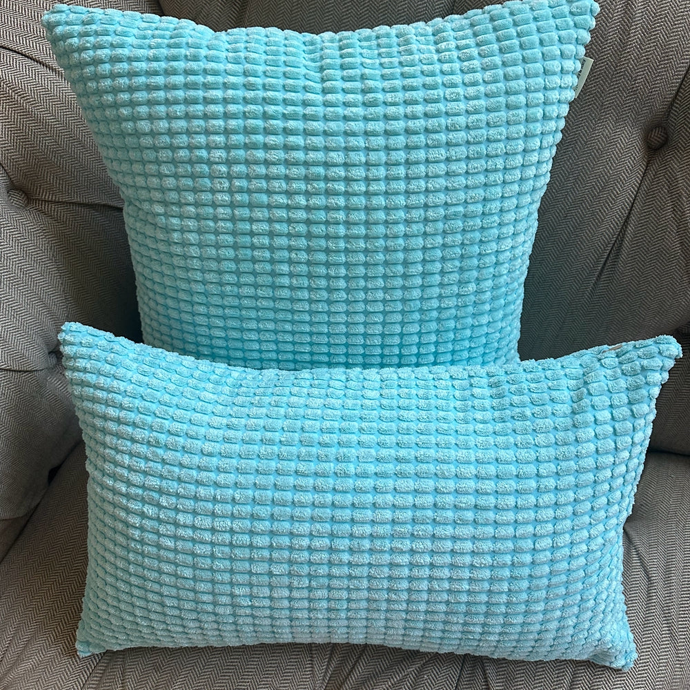 Set of 2 Polyester Blend soft hand feeling Pillow (With or Without Inserts) 4 sizes options