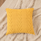 Knitted Cozy Home Decoration Throw Pillow (With or Without 450g Insert) 18"x18"