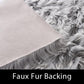 Thicken Faux Fur Rugs Plush Carpet area rug options of 4 colors 3 sizes