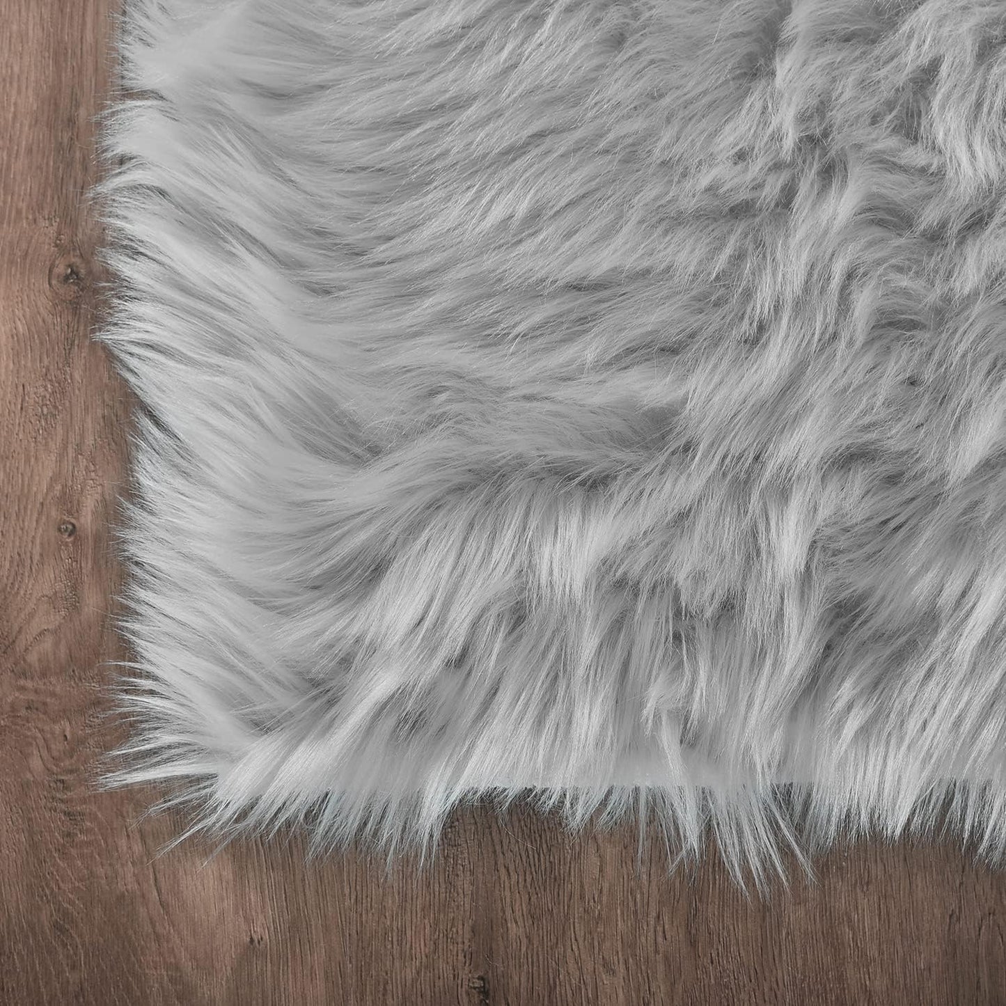 Thicken Faux Fur Rugs Plush Carpet area rug options of 4 colors 3 sizes
