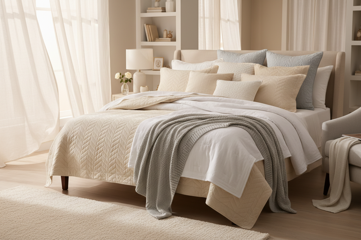 hero background image for bedding store