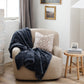PATTERNED FAUX FUR THROW BLANKETS