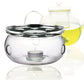 SET of Teapot with infuser + warmer and 6 single layer cups with cup placers