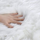 Thicken Faux Fur Rugs Plush Carpet area rug options of 4 colors 3 sizes